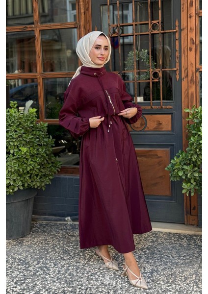 Elbise 2502-5009 Bordo