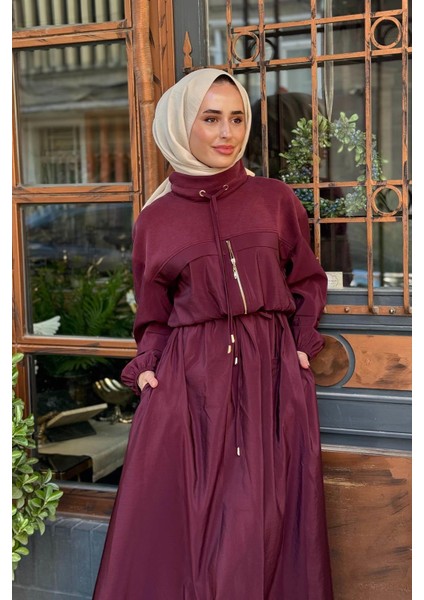Elbise 2502-5009 Bordo modelleri