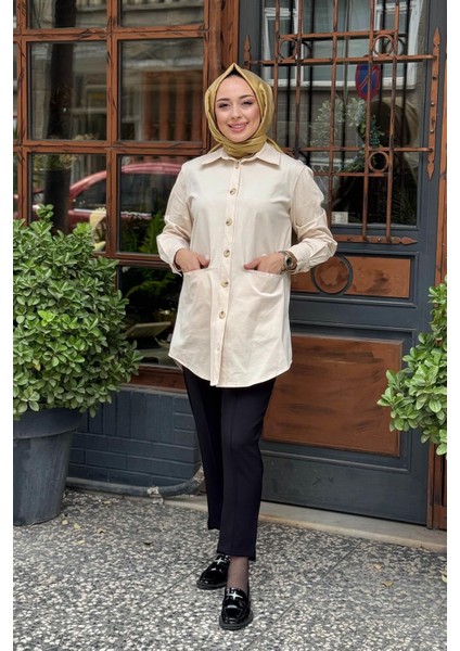 Nurcan Çetin Tunik 24281 Bej