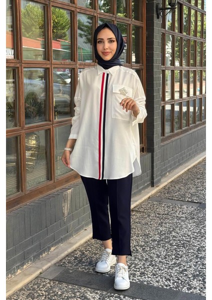 Nurcan Çetin Tunik 25230 Ekru