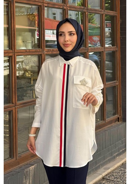 Nurcan Çetin Tunik 25230 Ekru modelleri