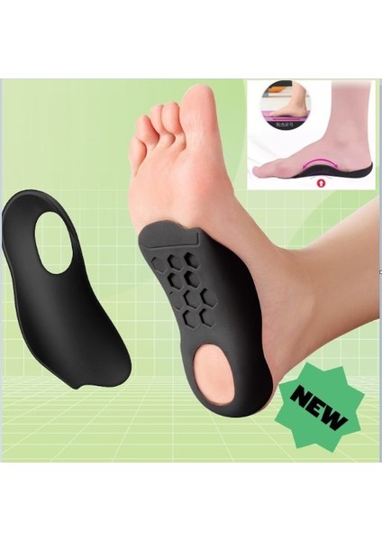 Esnek Düz Taban Düzeltici Topuk Yastığı (4741)