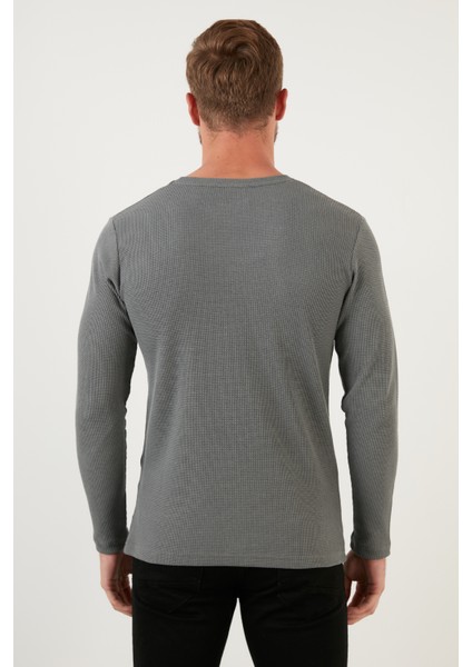 Pamuklu Bisklet Yaka Slim Fit Basic 3'lü Paket Sweat Erkek Sweat 5905073S3 indirimleri