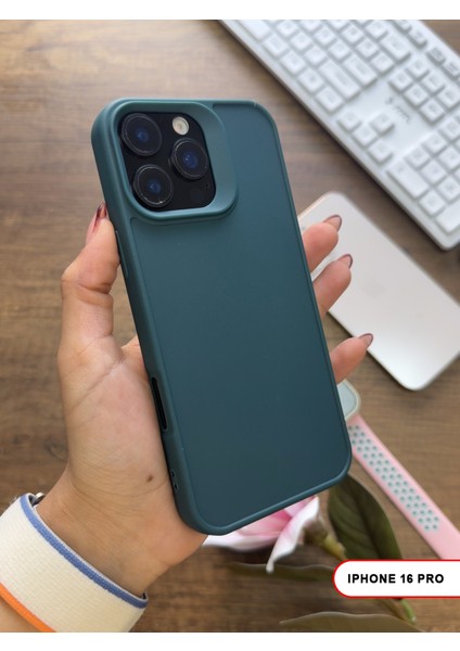 iPhone 16 Pro Uyumlu Kamera Korumalı Darbeye Dayanıklı Renk Atmayan Keep Silikon Kılıf