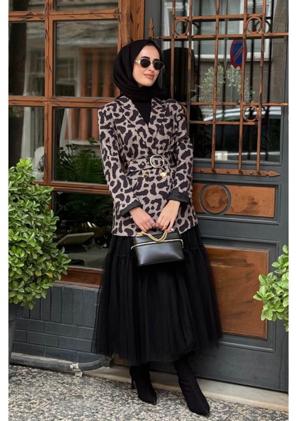 Ceket KA-A25-13106 Vizon