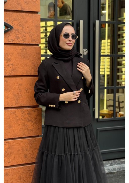 Ceket KA-A25-13019 Siyah modelleri