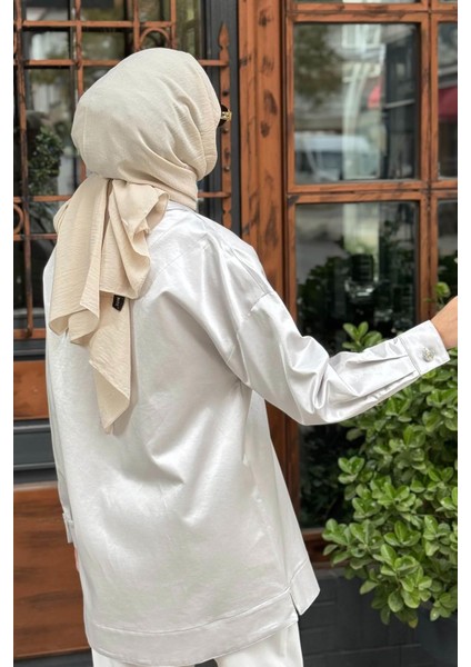 Ceket KA-B25-13076 Gümüş fırsatları