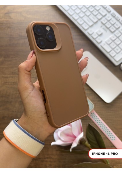 iPhone 16 Pro Uyumlu Kamera Korumalı Darbeye Dayanıklı Renk Atmayan Keep Silikon Kılıf