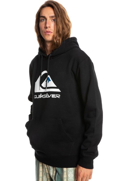 Big Logo Hood Erkek Siyah Sweatshirt indirimleri