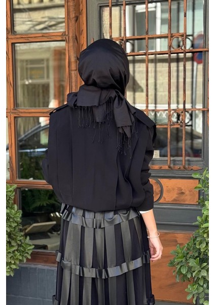 Ceket W-6817 Siyah fırsatları