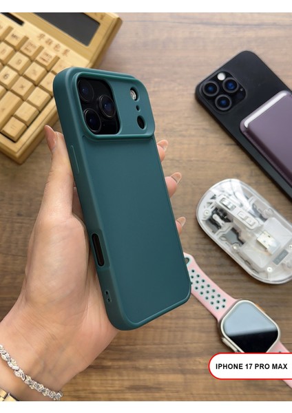 iPhone 17 Pro Max Uyumlu Kamera Korumalı Darbeye Dayanıklı Renk Atmayan Keep Silikon Kılıf