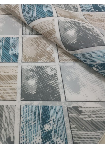 Gri Mavi Kahve Saçaklı Kaymaz Taban Yıkanabilir Kesme Yolluk Salon Mutfak Oturma Odası Halı fırsatları