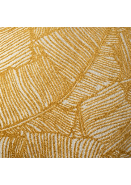 Alba Leaves Kırlent Hardal 50X50 modelleri