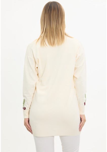 Kiraz Desenli Merserize Triko Hırka fırsatları