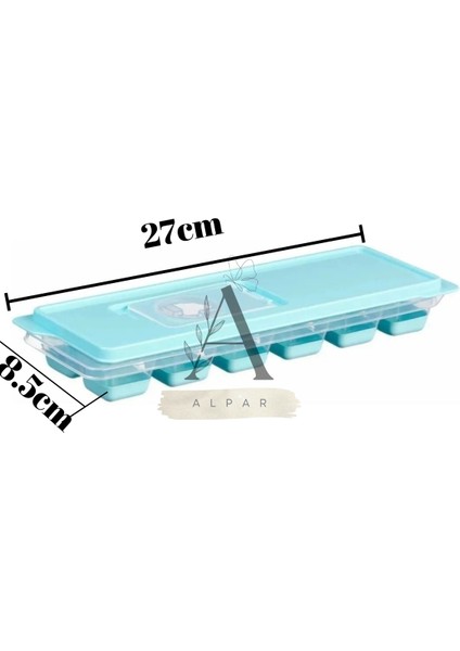 4 Adet 12 Bölmeli Silikon Kapaklı Buz Kalıbı Bas Parmak Buz Kalıbı Içecek Buzu fırsatları