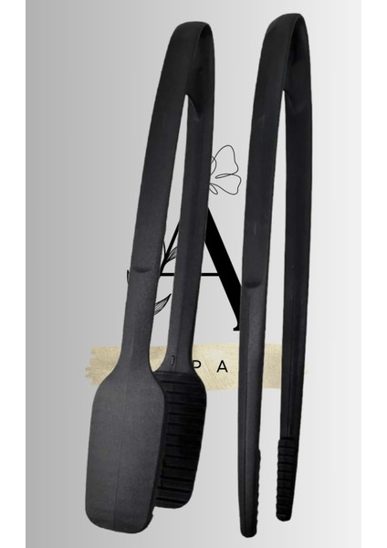 2'li Set Izgara Maşası ve Cımbız Maşa Lüks Servis Sunum Seti 220C Dayanıklı Maşa Seti fiyatları