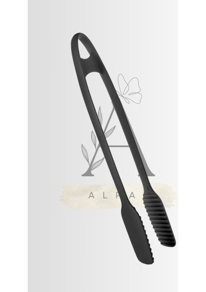 4 Adet Lüks Servis ve Izgara Maşası Yanmaz Yapışmaz Sert Izgara Maşası 220C Dayanıklı