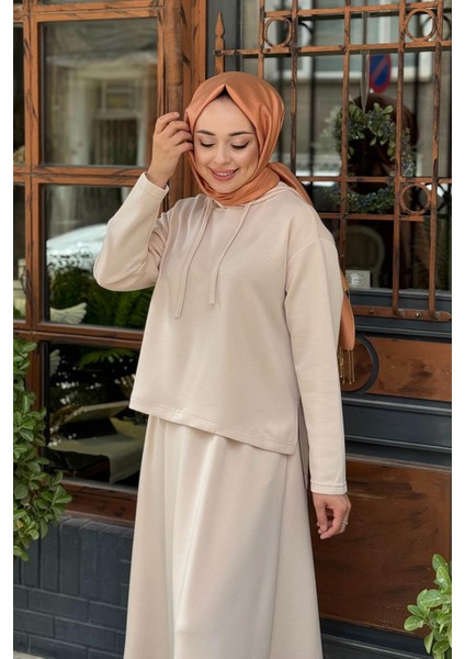 Etekli Takım 4425 Krem modelleri