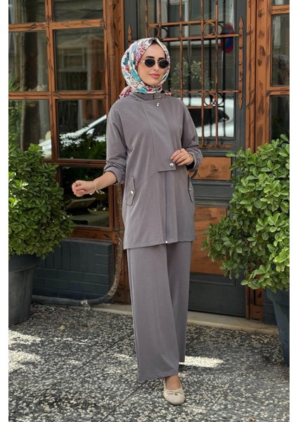 Pantolonlu Takım 4420 Gri