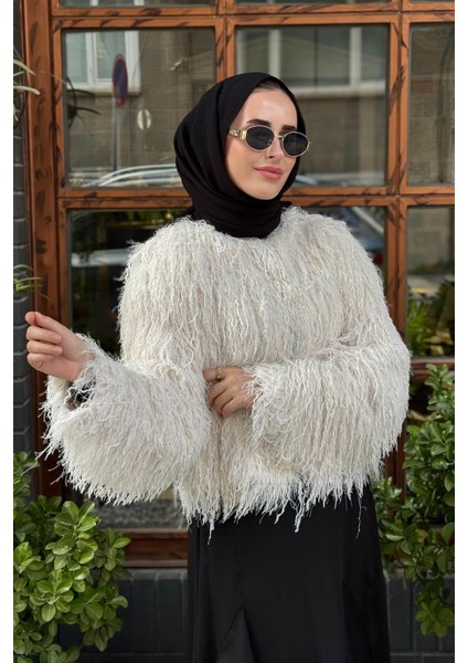 Bonitta Ceket 25W6013 Ekru modelleri