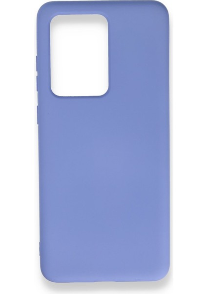Samsung Galaxy S20 Ultra Kılıf Içi Kadife Kaplı Nano Silikon Kapak - Lila