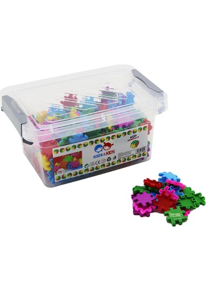 300 Pcs Küp Demonte LEGO Oyuncak Saklama Kutulu (5148)