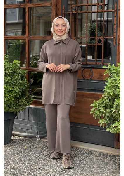 Pantolonlu Takım 4429 Vizon