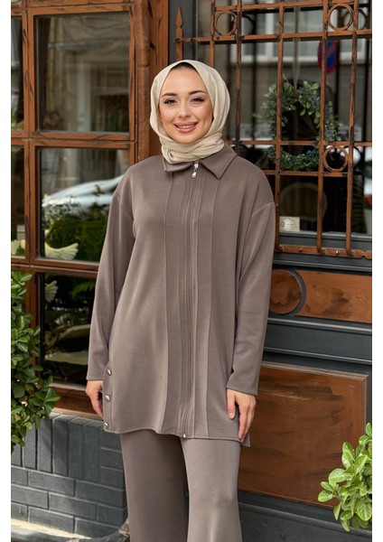 Pantolonlu Takım 4429 Vizon modelleri