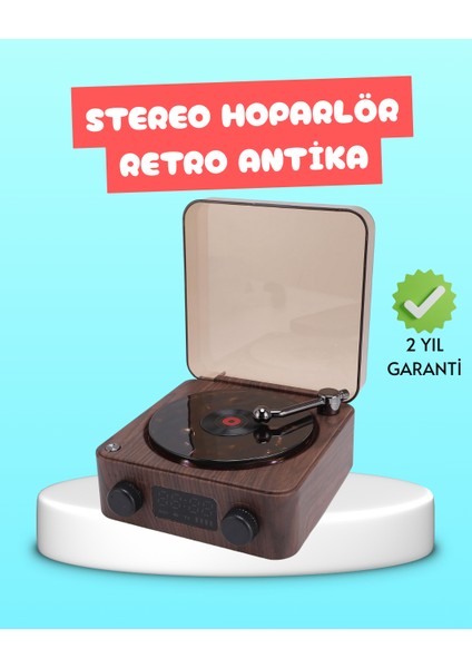 3-1 Arada Gece Lambalı Bluetooth Hoparlör – Saat Ekranlı Stereo Ses
