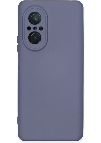 Huawei Nova 9 Se Kılıf Içi Kadife Kaplı Nano Silikon Kapak - Gri