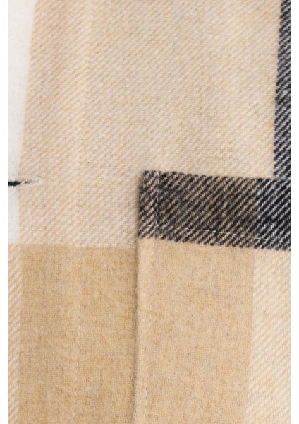 Erkek Relax Fit Rahat Kesim Spor Yaka Kareli Flotalı Cep Kışlık Gömlek