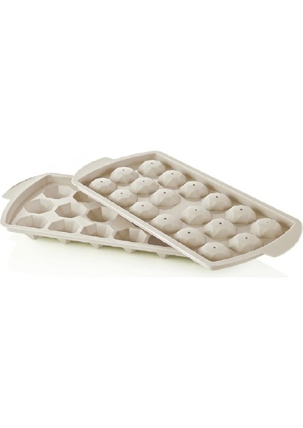 4 Adet 18 Bölmeli Kapaklı Elmas Buz Şekilli Buz Kalıbı Plastik Pratik Buz Kalıbı Buzluk Lüks Buz indirimleri