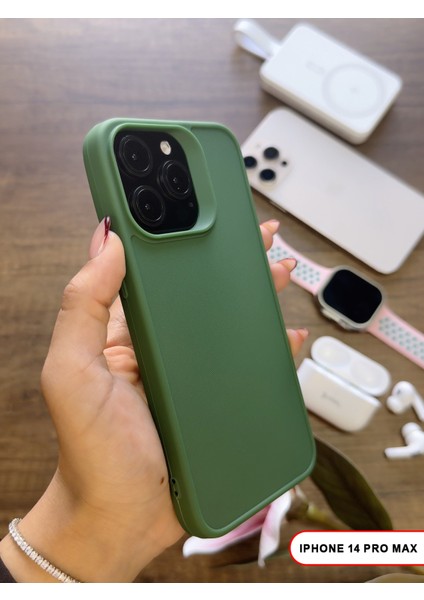 iPhone 14 Pro Max Uyumlu Kamera Korumalı Darbeye Dayanıklı Renk Atmayan Keep Silikon Kılıf