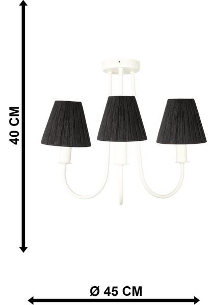 Elina 3.lü Avize Beyaz No:11 fırsatları