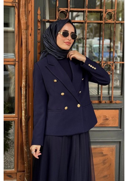 Ceket KA-A25-13019 Lacivert modelleri