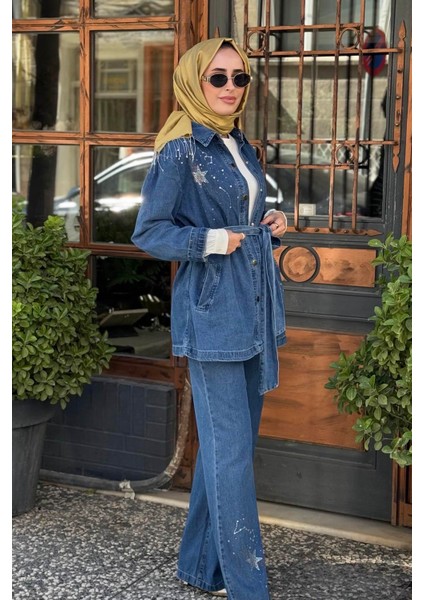 Pantolonlu Takım 26KZ1081 Mavi fiyatları