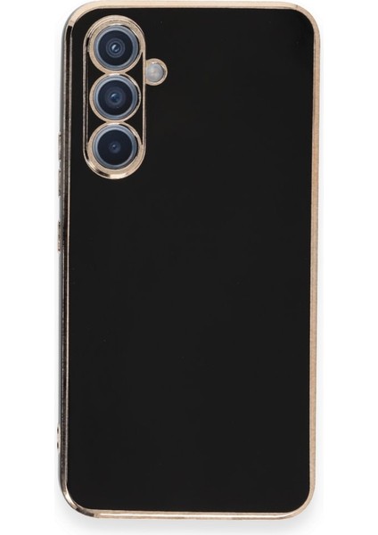 Samsung Galaxy A54 5g Kılıf Parlak Yapılı Esnek Volet Silikon Kapak