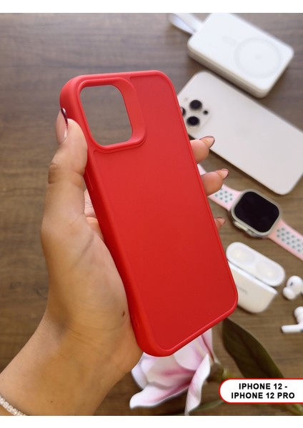 iPhone 12 / 12 Pro Uyumlu Kamera Korumalı Darbeye Dayanıklı Renk Atmayan Keep Silikon Kılıf