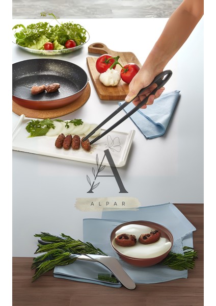 4 Adet Gnarp Tarz Cımbız Maşa Sert Pratik Yanmaz Yapışmaz Cımbız Maşa 220C'YE Dayanıklı Maşa fırsatları