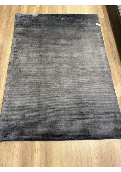 Sina NAVY %100 Doğal Yün & Viskon El Dokuma Modern Halı