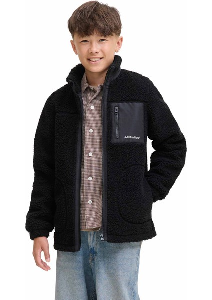 Jjesoho Teddy Jacket Sn J Siyah Erkek Çocuk Ceket