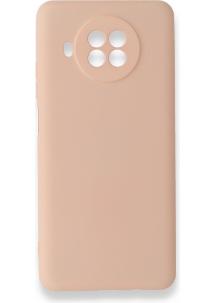 Xiaomi Mi 10T Lite Kılıf Içi Kadife Kaplı Nano Silikon Kapak - Pudra