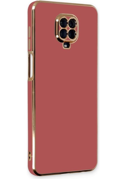 Redmi Note 9 Pro Kılıf Parlak Yapılı Esnek Volet Silikon Kapak