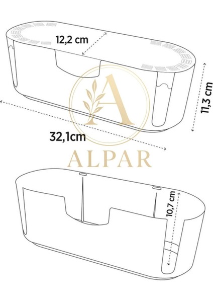 2 Adet Beyaz Kablo Düzenleyici Organizer Kablo Saklama Kutusu Kablo Gizleyici fırsatları