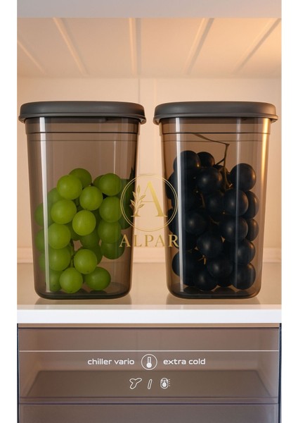 6'lı 1100 ml Saklama Kabı Tahıl Bakliyat Saklama Kabı Kuruyemiş Atıştırmalık Saklama Kabı