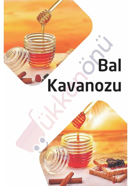 Kaşıklı Kovan Şekilli Bal Reçel & Pekmez Kavanozu KP-124