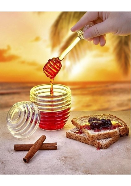 Kaşıklı Kovan Şekilli Bal Reçel & Pekmez Kavanozu KP-124 fiyatları