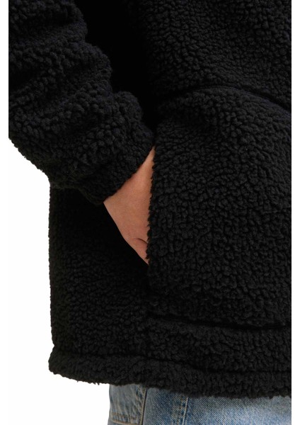 Jjesoho Teddy Jacket Sn J Siyah Erkek Çocuk Ceket