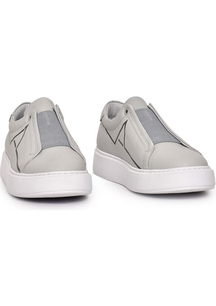 Hakiki Deri Gri Spor Casual Erkek Ayakkabı Eva Taban - Tuna 1885 modelleri