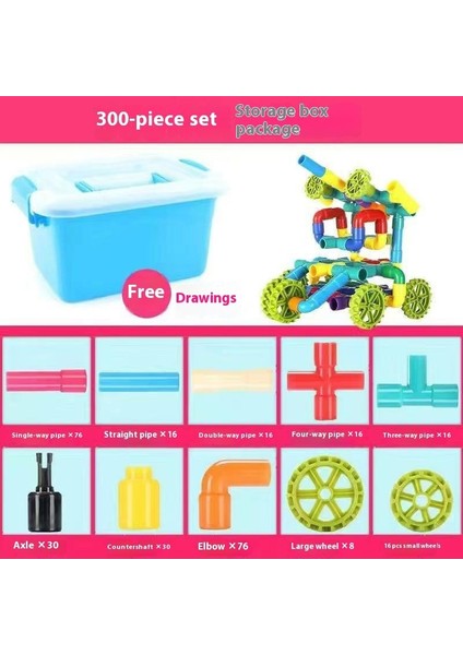 Çocuk Boru Hattı Yapı Taşı Oyuncakları Büyük Parçacıklı Puzzle Sınıf Anaokulu Açık Üreticiler Erken Eğitim Puzzle Ebeveyn-Çocuk Etkileşimi Gdjm (Yurt Dışından)